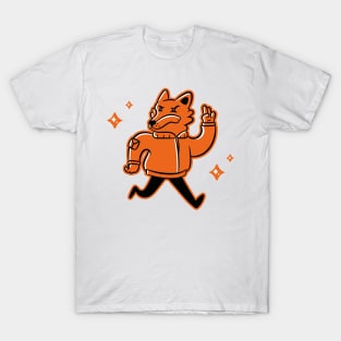 Teen Fox. Running Fox. Fox Runner T-Shirt